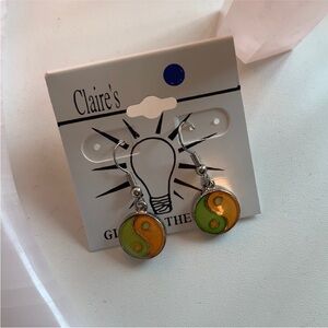 Retro Claire's Yin Yang Earrings